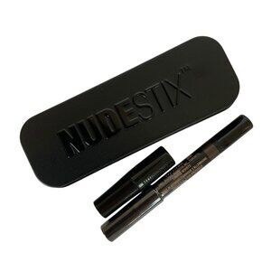 Nudestix Magnetic Matte Eye Color Pencil SLATE Gray with Sharpener & Tin